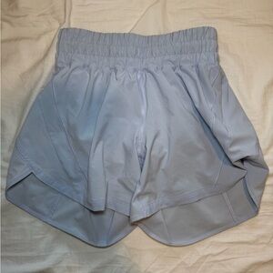 lululemon perry winkle blue athletic shorts